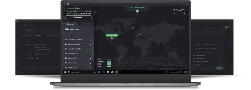برنامج VPN مجاني protonvpn